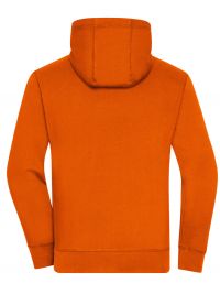 Herren Zip-Jacke Orange